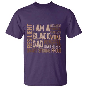 Funny I Am A Black Dad T Shirt Black History Month Fathers Day TS11 Purple Print Your Wear