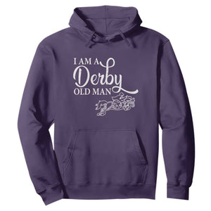 Funny I Am A Derby Old Man Hoodie Derby Day Horse Racing TS11 Purple Print Your Wear