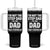 Funny I Am Not The Step Dad I'm The Dad That Stepped Up Tumbler With Handle Bonus Dad Star Fathers Day TS11 One Size: 40 oz Black Print Your Wear