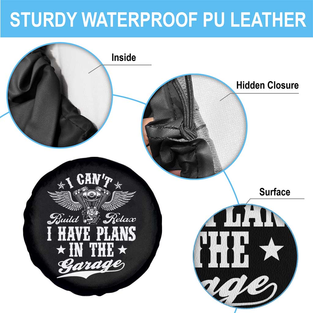 Funny I Cant I Have Plans In The Garage Spare Tire Cover Car Mechanics Fathers Day TS11 Print Your Wear