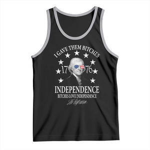 Funny I Gave Them Bitches 1776 Independence Bitches Love Independence Tank Top Thomas Jefferson TS11 Black Athletic Heather Print Your Wear