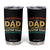 Funny I Have Two Titles Dad And Foster Dad And I Rock Them Both Tumbler Cup Retro Foster Dad Fathers Day TS11 Black Print Your Wear
