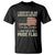 Funny I Identify As An American Patriot And This Is My Pride Flag T Shirt TS11 Black Print Your Wear