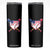 Funny Ice Cream Baseball Drip American Flag Skinny Tumbler 4th Of July TS11 Black Print Your Wear
