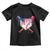 Funny Ice Cream Baseball Drip American Flag Toddler T Shirt 4th Of July TS11 Black Print Your Wear