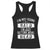 Funny I'm Not Going Bald I'm Just Getting More Head Racerback Tank Top Bald Guy TS11 Black Print Your Wear