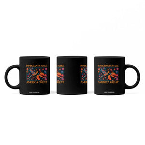 Funny Immigrants Make America Great Coffee Mug Floral Flower Birds Human Rights TS11 Print Your Wear
