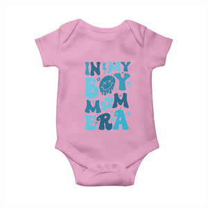 Funny In My Boy Mom Era Baby Onesie Mother's Day TS11 Light Pink Print Your Wear