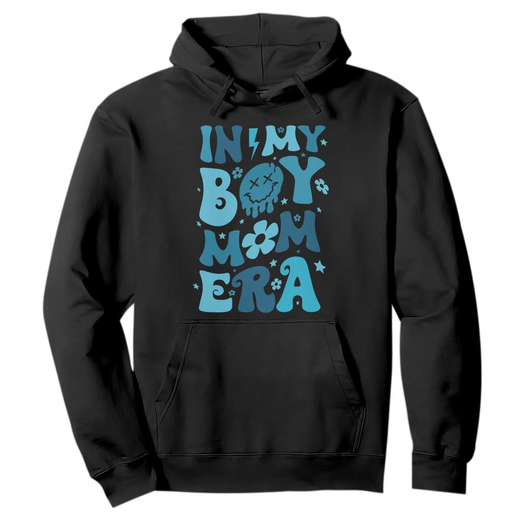 Funny In My Boy Mom Era Hoodie Mother's Day TS11 Black Print Your Wear