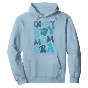 Funny In My Boy Mom Era Hoodie Mother's Day TS11 Light Blue Print Your Wear