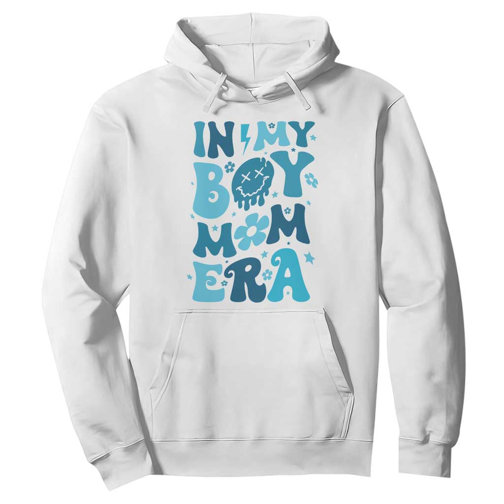 Funny In My Boy Mom Era Hoodie Mother's Day TS11 White Print Your Wear