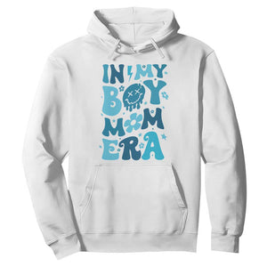 Funny In My Boy Mom Era Hoodie Mother's Day TS11 White Print Your Wear
