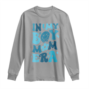 Funny In My Boy Mom Era Long Sleeve Shirt Mother's Day TS11 Sport Gray Print Your Wear