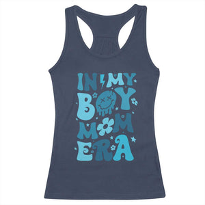 Funny In My Boy Mom Era Racerback Tank Top Mother's Day TS11 Navy Print Your Wear