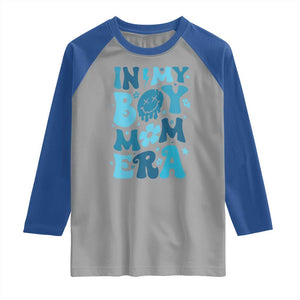 Funny In My Boy Mom Era Raglan Shirt Mother's Day TS11 Sport Gray Royal Print Your Wear
