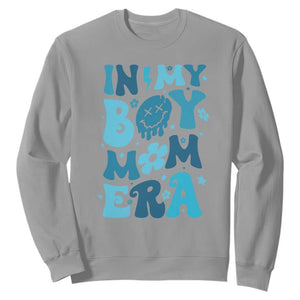 Funny In My Boy Mom Era Sweatshirt Mother's Day TS11 Sport Gray Print Your Wear