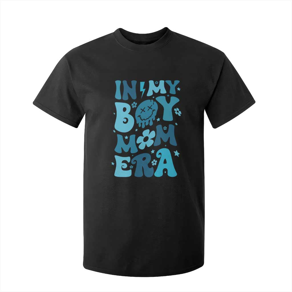 Funny In My Boy Mom Era T Shirt For Kid Mother's Day TS11 Black Print Your Wear