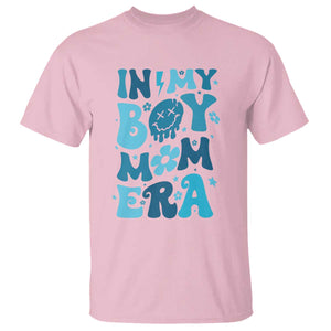 Funny In My Boy Mom Era T Shirt Mother's Day TS11 Light Pink Print Your Wear