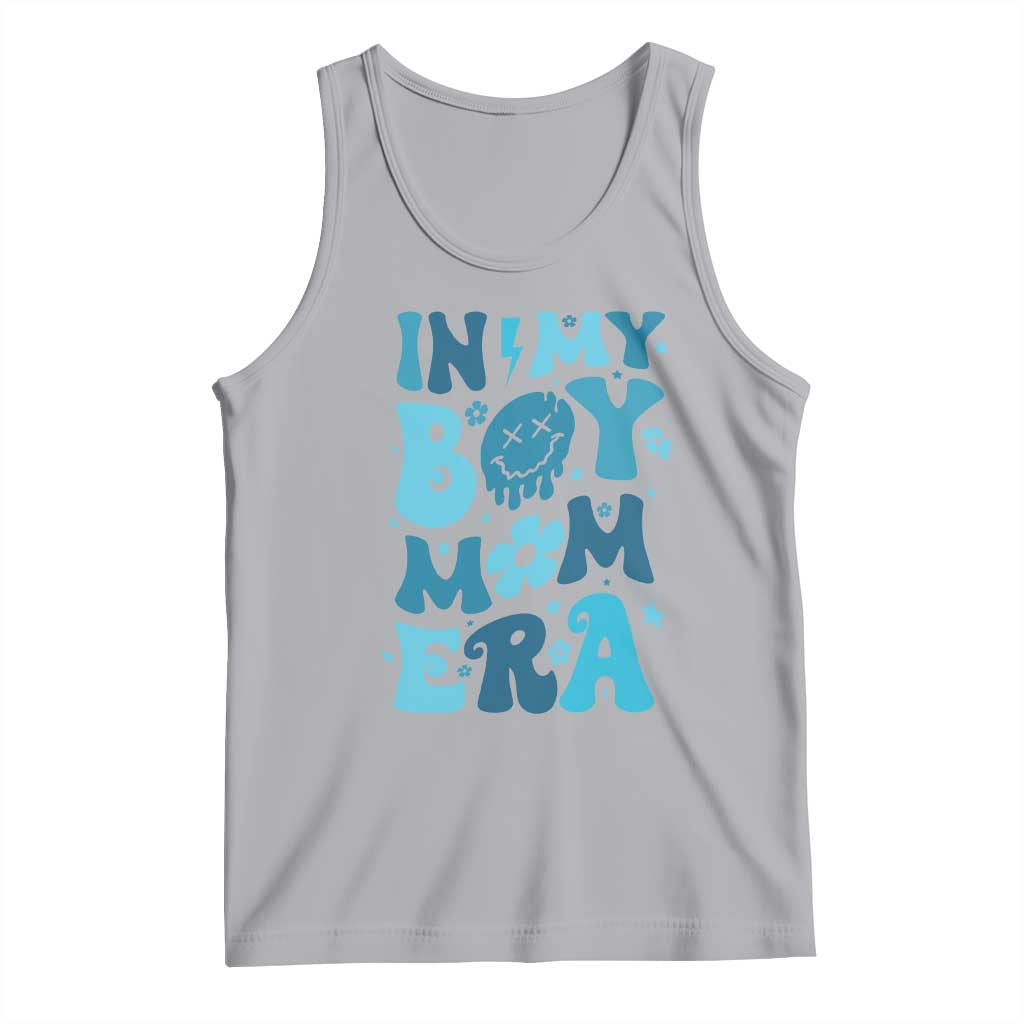 Funny In My Boy Mom Era Tank Top Mother's Day TS11 Athletic Heather Print Your Wear