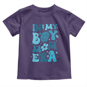 Funny In My Boy Mom Era Toddler T Shirt Mother's Day TS11 Purple Print Your Wear