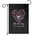Funny Independence Day Garden Flag 4th Of July Therapist Big Heart TS11 Black Print Your Wear