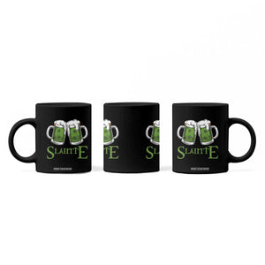 Funny Irish Beer Drinking Coffee Mug Slainte St Patrick's Day Shamrock Beer Mugs TS11 Print Your Wear