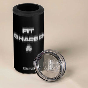 Funny Irish Beer Drinking St Patrick's Day Fit Shaced 4 in 1 Can Cooler Tumbler Shamrock TS11 Print Your Wear