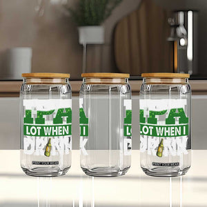Funny Irish Beer Drinking St Patrick's Day Glass Can IPA Lot When I Drink Shamrock TS11 Print Your Wear