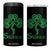 Funny Irish Beer Drinking St Patrick's Day Slainte 4 in 1 Can Cooler Tumbler Celtic Shamrock TS11 One Size: 16 oz Black Print Your Wear