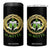 Funny Irish Beer Drinking St Patrick's Day Slainte 4 in 1 Can Cooler Tumbler Claddagh Ring Celtic Shamrock TS11 One Size: 16 oz Black Print Your Wear