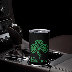Funny Irish Beer Drinking St Patrick's Day Slainte Tumbler Cup Celtic Shamrock TS11 Print Your Wear