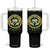Funny Irish Beer Drinking St Patrick's Day Slainte Tumbler With Handle Claddagh Ring Celtic Shamrock TS11 One Size: 40 oz Black Print Your Wear