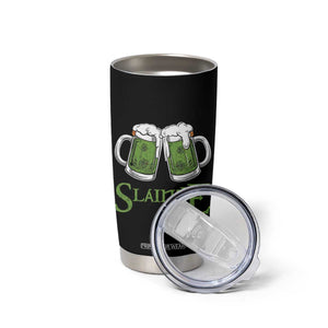 Funny Irish Beer Drinking Tumbler Cup Slainte St Patrick's Day Shamrock Beer Mugs TS11 Print Your Wear