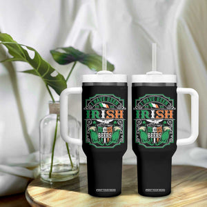 Funny Irish Beer Drinking Tumbler With Handle I Have Been Irish For Many Beers St Patrick's Day TS11 Print Your Wear