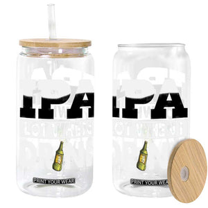 Funny Irish Black Beer Drinking St Patrick's Day Glass Can IPA Lot When I Drink TS11 Black Print Your Wear