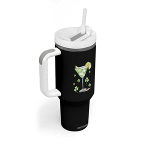 Funny Irish St Patrick's Day Cocktail Tumbler With Handle Let's Get Shamrocked Irish Festival TS11 Print Your Wear