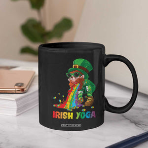 Funny Irish Yoga St Patrick's Day Beer Drinking Coffee Mug Drunk Leprechaun TS11 Print Your Wear