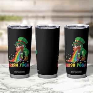Funny Irish Yoga St Patrick's Day Beer Drinking Tumbler Cup Drunk Leprechaun TS11 Print Your Wear