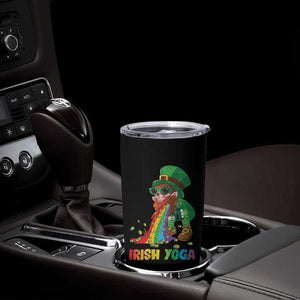 Funny Irish Yoga St Patrick's Day Beer Drinking Tumbler Cup Drunk Leprechaun TS11 Print Your Wear
