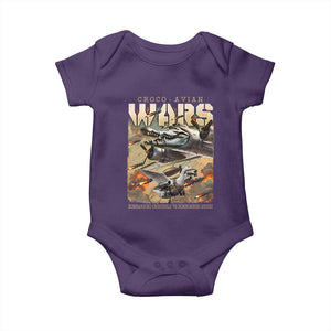 Funny Italian Brainrot Croco Avian Wars Baby Onesie Bombardino Crocodilo Bombombini Gusini Gen Z Meme TS11 Purple Print Your Wear