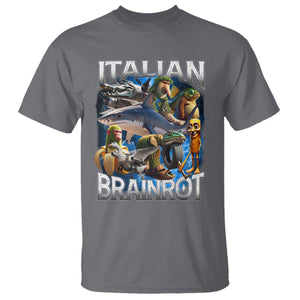 Funny Italian Brainrot Gen Z Meme T Shirt TS11 Charcoal Print Your Wear