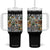 Funny Italian Brainrot Meme Art Tumbler With Handle Surreal Humor Pop Culture Collage TS02 One Size: 40 oz Black Print Your Wear