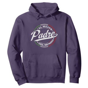 Funny Italian Dad Hoodie El Mejor Padre Del Mundo Father's Day TS11 Purple Print Your Wear
