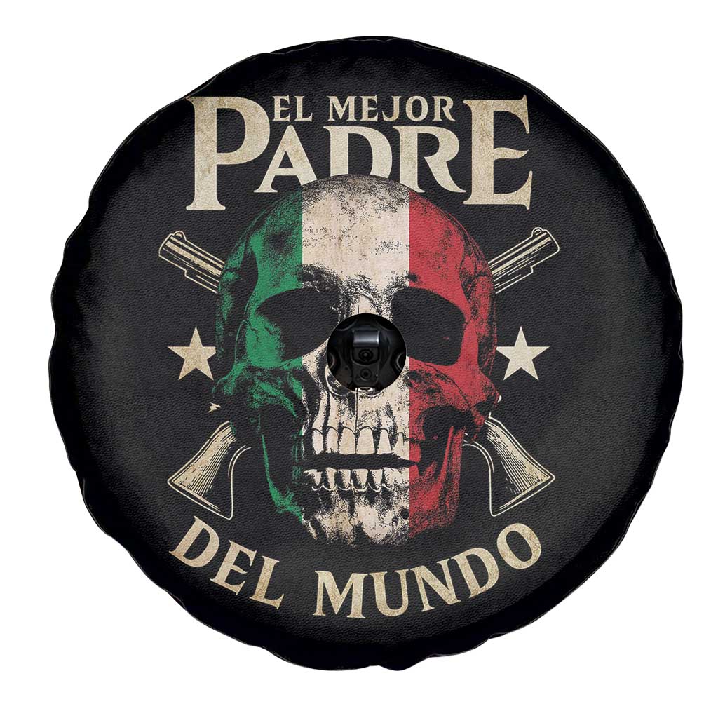 Funny Italian Dad Spare Tire Cover El Mejor Padre Del Mundo Skull Father's Day TS11 Print Your Wear