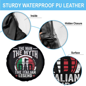 Funny Italian Dad Spare Tire Cover The Man The Myth The Italian Legend TS11 Print Your Wear