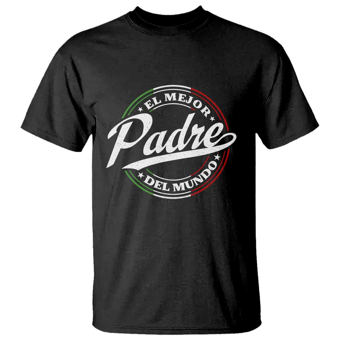 Funny Italian Dad T Shirt El Mejor Padre Del Mundo Father's Day TS11 Black Print Your Wear