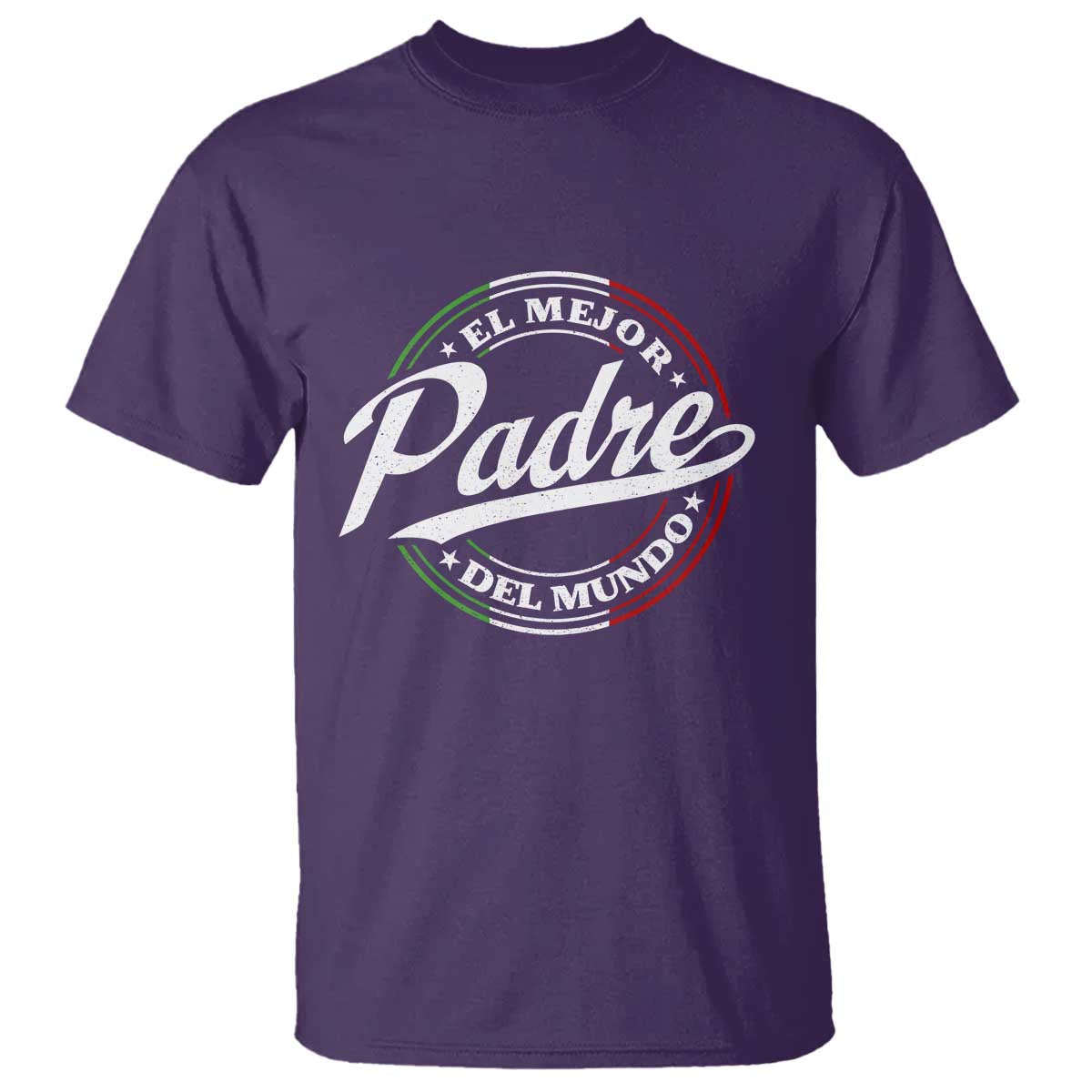 Funny Italian Dad T Shirt El Mejor Padre Del Mundo Father's Day TS11 Purple Print Your Wear