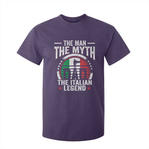 Funny Italian Dad T Shirt For Kid The Man The Myth The Italian Legend TS11 Purple Print Your Wear