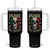 Funny Italian Dad Tumbler With Handle El Mejor Padre Del Mundo Skull Fathers Day TS11 One Size: 40 oz Black Print Your Wear