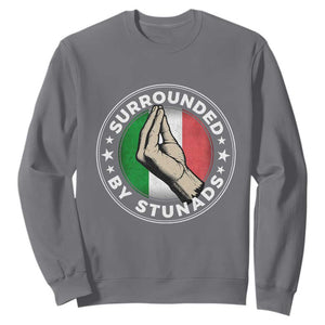 Funny Italian Slang Sweatshirt Surrounded By Stunads Che Vuoi TS11 Charcoal Print Your Wear